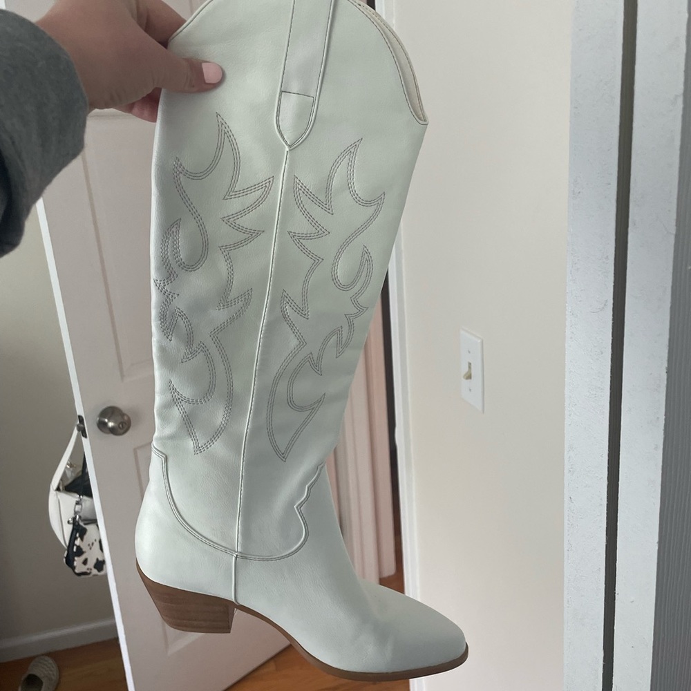 Billini White Cowboy Boots